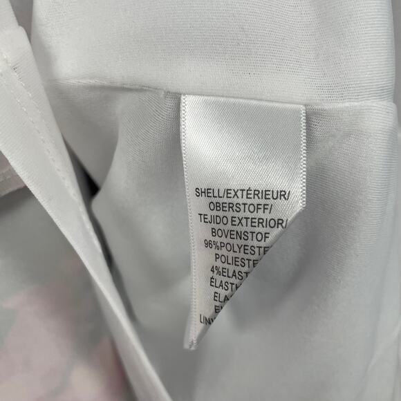 Adrianna Papell Sleeveless A Line Multicolor Print Scuba Dress Womens 6 - Picture 5 of 7